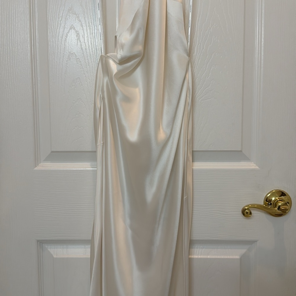 Retrofete Jagger Silk Dress in White Size Large NWT - Picture 8 of 16